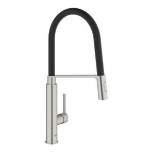 Grohe Feel - Dřezová baterie s flexibilním ramenem, supersteel 31489DC0