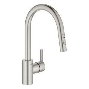 Grohe Feel - Dřezová baterie s výsuvnou sprškou, supersteel 31486DC1