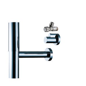 Hansgrohe Sifony - Designový sifon Flowstar s rohovými ventily, chrom 52120000