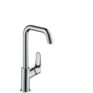 Hansgrohe Focus E2 - Umyvadlová baterie s otočným výtokem a výpustí, chrom 31609000