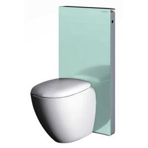 Geberit Monolith - Sanitární modul pro stojící WC, 101 cm, boční přívod vody, mátově zelená 131.003.SL.5