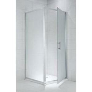 Jika Cubito Pure - Pevná sprchová stěna, 800x1950 mm, transparentní sklo/chrom H2972410026681