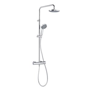 Kludi Dual - Sprchový set Dual Shower System, 200 mm, s termostatem, chrom 6609505-00