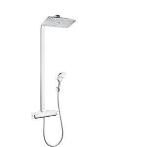 Hansgrohe Raindance Select E - Sprchový set s termostatem, 360 mm, bílá/chrom 27112400