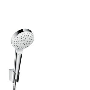 Hansgrohe Crometta - Set sprchové hlavice, držáku a hadice, bílá/chrom 26690400