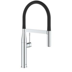 Grohe Essence - Dřezová baterie s flexibilním ramenem s přepínačem, chrom 30294000