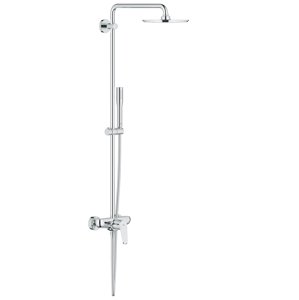 Grohe Euphoria - Sprchový set Eurodisc Cosmopolitan System s baterií, 210 mm, chrom 23058003