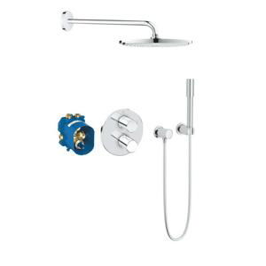 Grohe Grohtherm 3000 Cosmopolitan - sprchový set (Rapido T, podom.baterie termo, hlav.sprcha 310, rameno 422, ruční sprcha, hadice 1250, držák) chrom