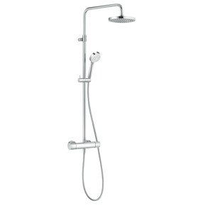 Kludi Logo - Sprchový set Dual Shower System s termostatem, 200 mm, chrom 6809505-00