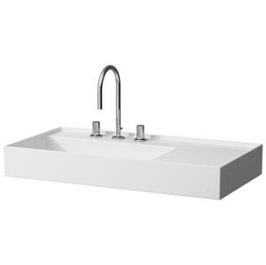 Laufen Kartell - Umyvadlo 900x460 mm, s 1 otvorem pro baterii, SaphirKeramik, bílá H8103384001111