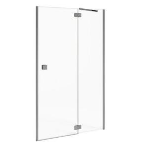 JIKA Cubito Pure - sprchové dveře jednokřídlé bezrámové s pevným segmentem 900/1950mm, levé, transparentní sklo H2544220026681