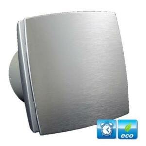 DALAP - Ventilátor 100 BFAZ ECO koupelnový tichý s doběhem v imitaci hliník 41021