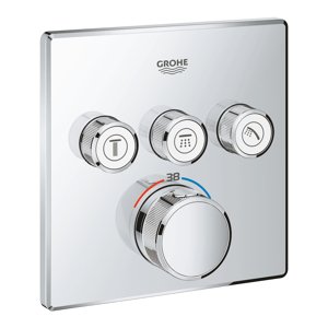 Grohe Grohtherm SmartControl - Termostatická baterie pod omítku, 3 ventily, chrom 29126000