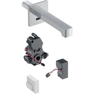 Geberit Brenta - Elektronická umyvadlová baterie Brenta pod omítku, se směšovačem, délka 170 mm, síťové napájení, chrom 116.272.21.1