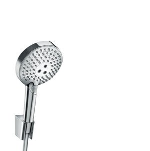 Hansgrohe Raindance Select S - Sprchová souprava 120 3jet P s držákem a sprchovou hadicí 1,6 m, chrom 27668000