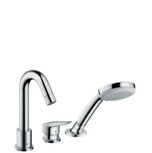 Hansgrohe Logis - Baterie na okraj vany, 3-otvorová instalace, chrom 71310000