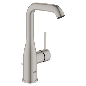 Grohe Essence - Umyvadlová baterie s výpustí, supersteel 32628DC1