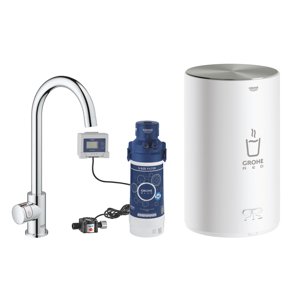 Grohe Red - Dřezový ventil Mono s ohřevem vody a filtrací, zásobník M, chrom 30085001