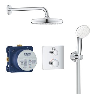 Grohe Grohtherm - Sprchový set Tempesta 210 s termostatem pod omítku, chrom 34729000