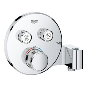 Grohe Grohtherm SmartControl - Termostatická sprchová podomítková baterie, 2 ventily, s držákem na sprchu, chrom 29120000