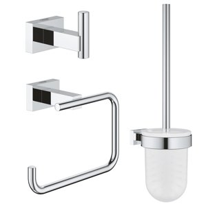 Grohe Essentials Cube - Sada doplňků, chrom 40757001