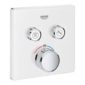 Grohe Grohtherm SmartControl - Termostatická vanová baterie pod omítku se 2 ventily, měsíční bílá 29156LS0