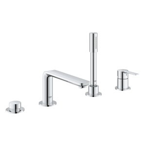 Grohe Lineare - Baterie na okraj vany, 4-otvorová instalace, chrom 19577001