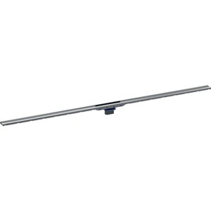 Geberit CleanLine - Nerezový sprchový kanálek 80, 300-900 mm, černý chrom/kartáčovaný chrom 154.440.QC.1