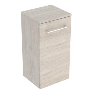 Geberit Selnova Square - Boční horní skříňka 650x330x297 mm, 1 dvířka, světlý ořech hickory 501.275.00.1