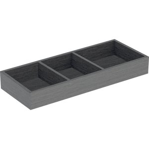 Geberit VariForm - Organizér do zásuvky 180x57x373 mm, tmavě šedá 501.156.00.1