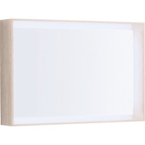 Geberit Citterio - Zrcadlo 884x584 mm s LED osvětlením, béžový dub 500.572.JI.1