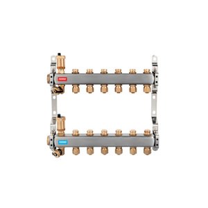 Novaservis - Rozdělovač nerez s regulačními mechanickými ventily 5 okruhů SN-RO05S