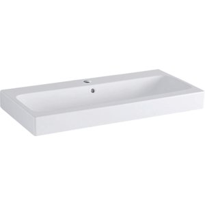 Geberit iCon - Umyvadlo, 900x485 mm, s KeraTect, bílá 124090600