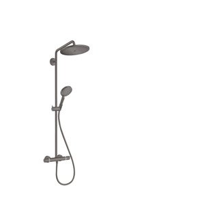 Hansgrohe Croma Select S - Sprchový set Showerpipe 280 s termostatem, EcoSmart, kartáčovaný černý chrom 26891340