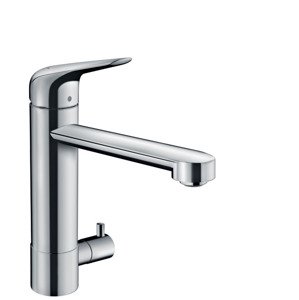 Hansgrohe Focus M42 - Dřezová baterie M424-H180 s uzavíracím ventilem, chrom 71813000