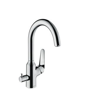 Hansgrohe Focus M42 - Dřezová baterie M424-H220 s uzavíracím ventilem, chrom 71803000