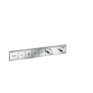 Hansgrohe RainSelect - Baterie pod omítku pro 4 spotřebiče, chrom 15382000