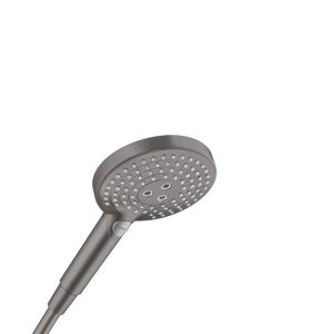 Hansgrohe Raindance Select S - Sprchová hlavice 120, 3 proudy, EcoSmart, kartáčovaný černý chrom 26531340