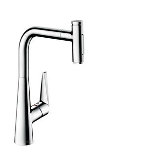 Hansgrohe Talis Select M51 - Dřezová baterie M5117-H300 s výsuvnou sprškou, sBOX, chrom 73867000