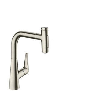 Hansgrohe Talis Select M51 - Dřezová baterie s výsuvnou sprškou, vzhled nerezu 72824800