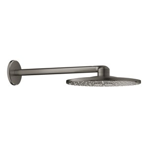 Grohe Rainshower SmartActive - Hlavová sprcha 310, sprchové rameno 430 mm, 2 proudy, kartáčovaný Hard Graphite 26475AL0