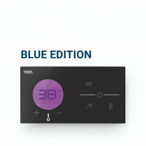 TRES EXCLUSIVE - Zapuštěné elektronické termostatické ovládání Shower Technology Blue Edition 49288398