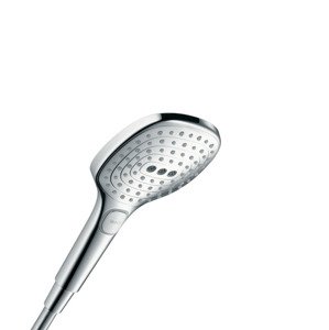 Hansgrohe Raindance Select E - Sprchová hlavice 120, 3 proudy, EcoSmart 9 l/min, chrom 26521000