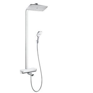 Hansgrohe Raindance Select - Sprchový set Showerpipe 360 s vanovým termostatem, 3 proudy, bílá/chrom 27113400