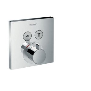 Hansgrohe Shower Select - Termostatická baterie pod omítku, pro 2 výstupy, chrom 15763000