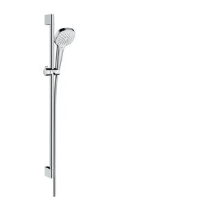 Hansgrohe Croma Select E - Sprchová souprava Vario EcoSmart 9l/min 0,90m, bílá/chrom 26593400