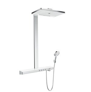 Hansgrohe Rainmaker Select - Sprchový set Showerpipe 460 s termostatem, 3 proudy, bílá/chrom 27106400