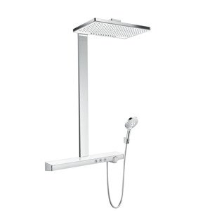 Hansgrohe Rainmaker Select - Sprchový set Showerpipe 460 s termostatem, 2 proudy, bílá/chrom 27109400