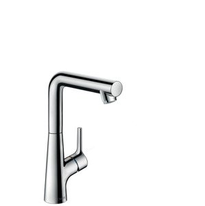 Hansgrohe Talis S - Umyvadlová baterie s výpustí a otočným výtokem, chrom 72105000