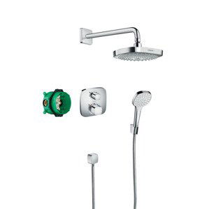 Hansgrohe Croma Select E - Sprchový set 180 s termostatem Ecostat E, 2 proudy, chrom 27294000